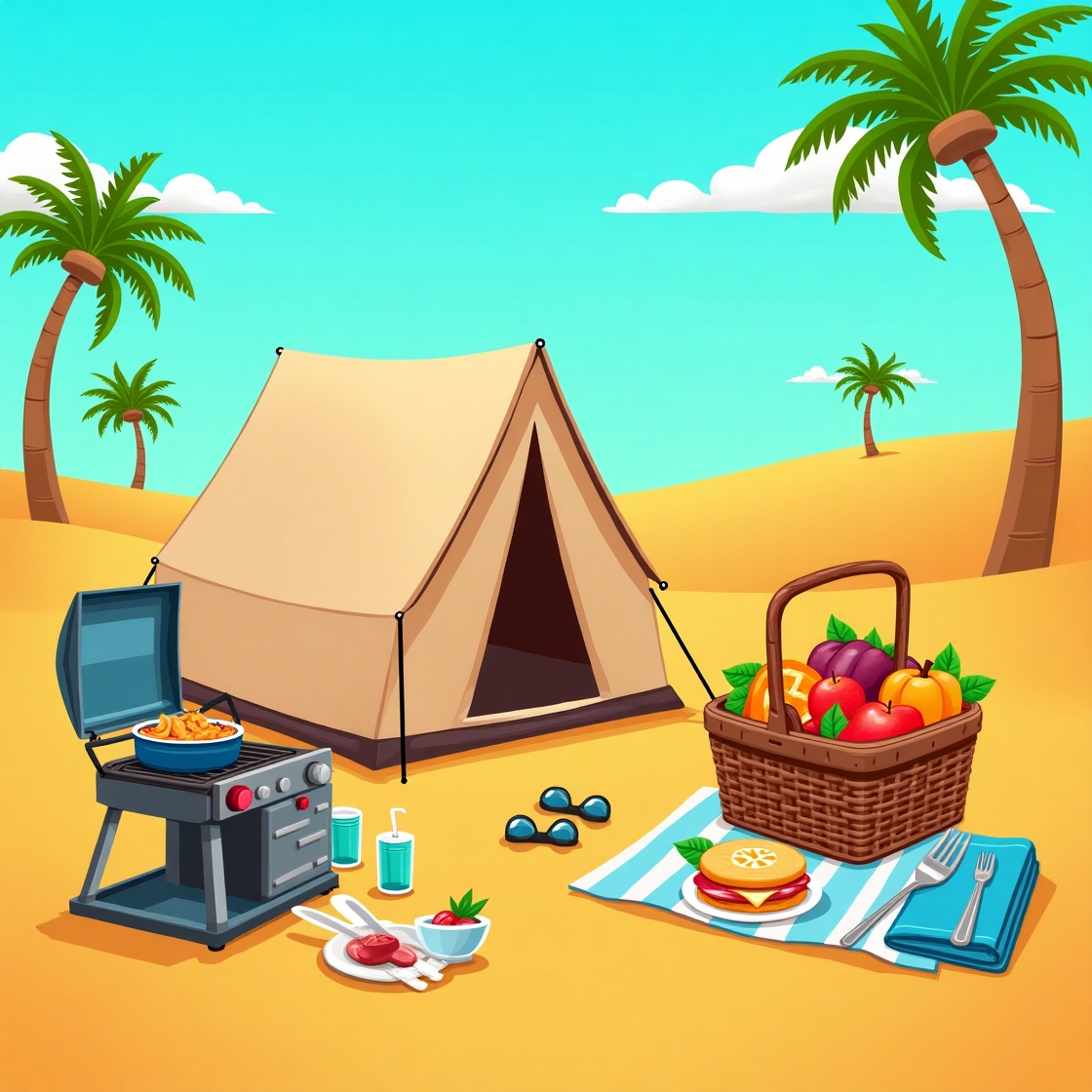 🏕 Camping & Randonnée – التخييم و التنزه